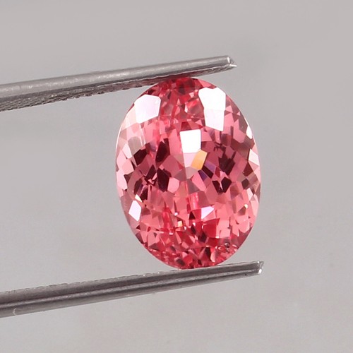 Saphir Padparadscha De Ceylan Naturel 5,75 Carats - Ovale, Couleur Pêche-orange, Certifié AGSL