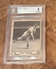 1940 Play Ball Red Ruffing #10 Vintage Yankees HOF BGS 4