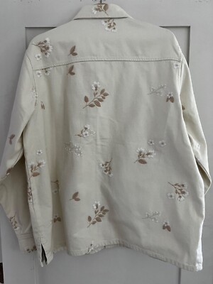 RARE KITH 101 DENIM GINZA SHIRT - SANDRIFT - Floral Size L RARE KITH 101 DENIM GINZA SHIRT - SANDRIFT - Floral Size L