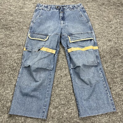 VINTAGE Marithe Francois Girbaud Jeans Mens 38 Blue Baggy Shuttle