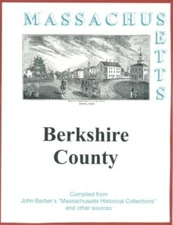 MA Berkshire County Massachusetts Barber 1839 History Lenox Pittsfield Sheffield