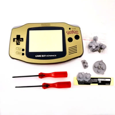 Carcasa Carcasa dorada edición limitada para consola Game Boy Advance GBA