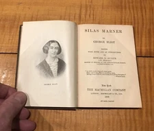 Silas Marner George Eliot Macmillan’s Pocket Classic 1919 Antique Classic book