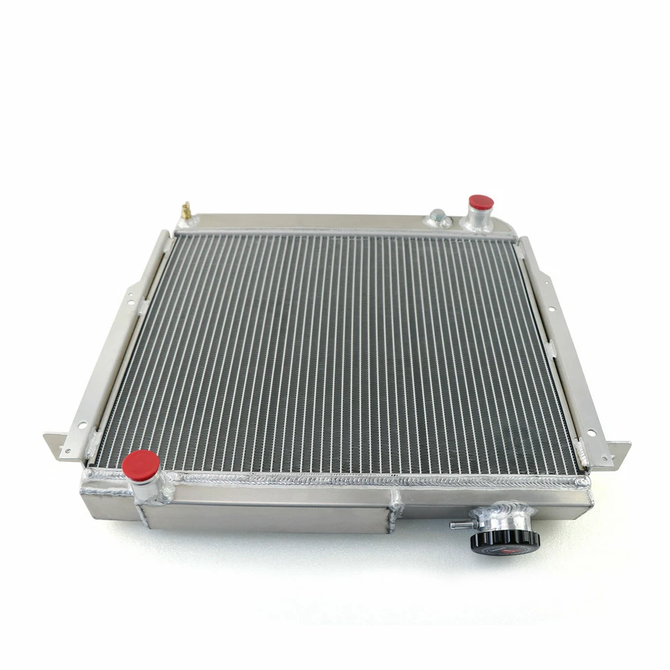 4-Row ALUMINUM RADIATOR FIT 1986-1992 JEEP CHEROKEE COMANCHE WAGONEER 2.5L 2.8L Foto 3 de 4