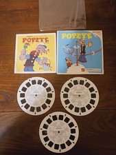 Vintage GAF POPEYE VIEW-MASTER REELS Set w/16 page Booklet