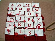 St. Nicholas Square 21" CHRISTMAS Personalized, Custom Letters STOCKING