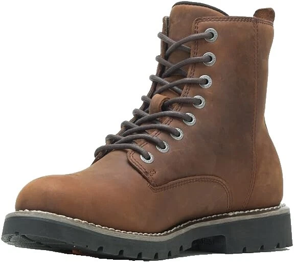 Harley-Davidson Leather Upper Brown Boots for Men