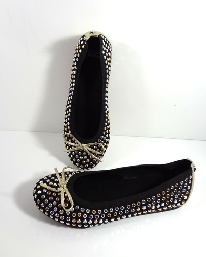 Stuart Weitzman Ballet Flat Shoes  Fannie Tara Embellished Children Size 3  Shoe - Picture 3 of 12