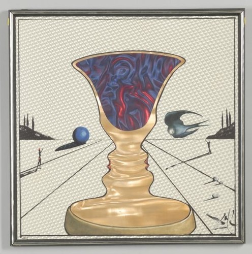 SALVADOR DALI ROWLUX TRISTAN AND ISOLDE CUP OF LOVE DALI HAND SIGNED COA - Picture 2 of 12