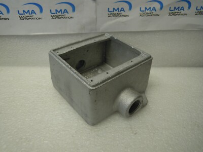 CROUSE-HINDS FDC222 CONDULET 3/4" NPT CAST DEVICE 2-GANG CONDUIT OUTLET ...