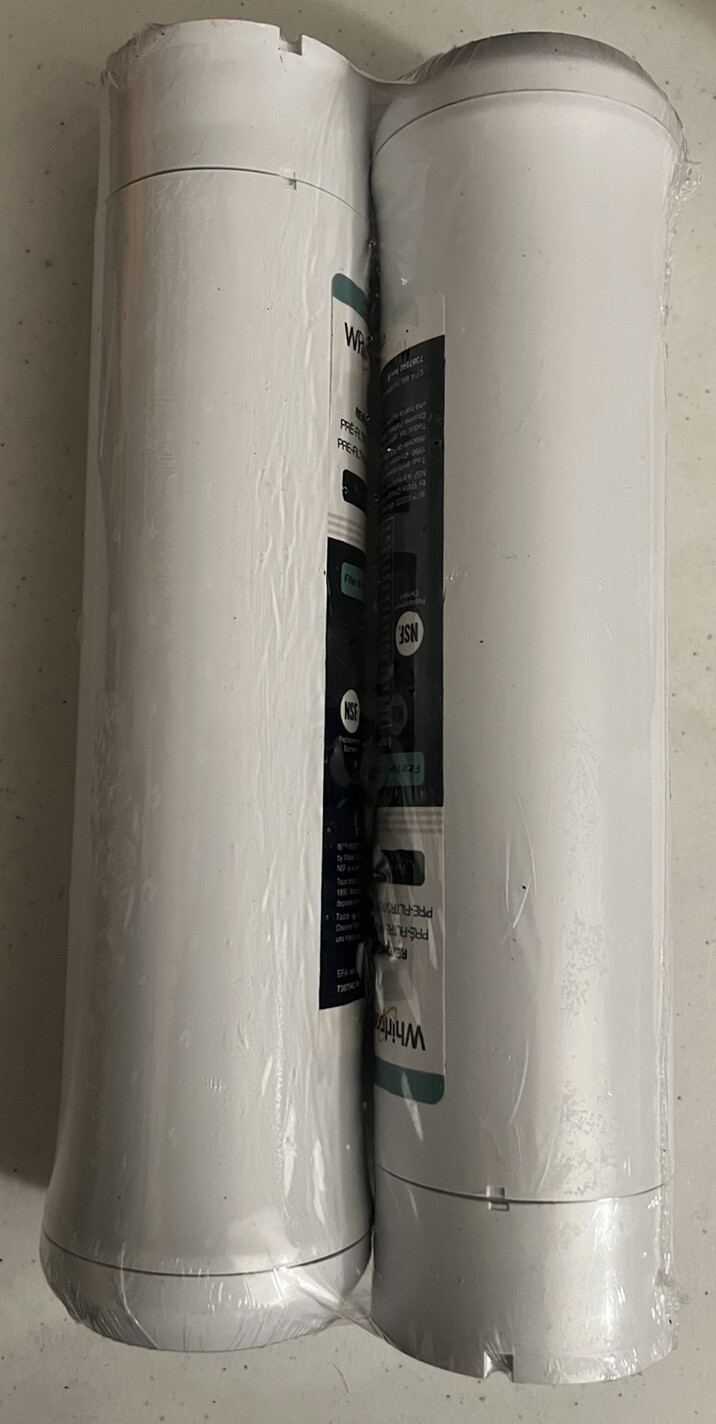Whirlpool WHEERF Reverse Osmosis Pre/Post Water Filter - 2 Pack