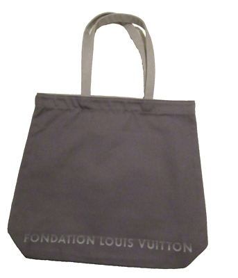 Fondation Louis Vuitton Large Tote Bag Gray New | eBay