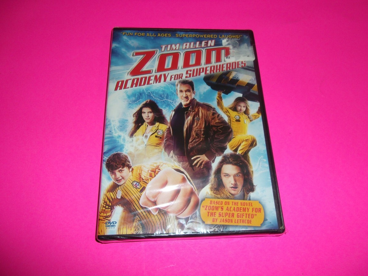 NEW Zoom Academy for Superheroes DVD Tim Allen SUPER HEROS MOVIE