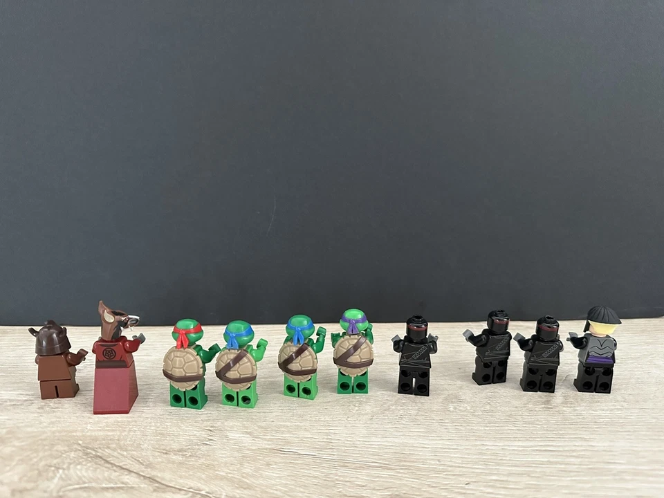 Lego Teenage Mutant Ninja Turtles Minifigure Lot Splinter 79103 Donatello Karai - Image 2 of 4