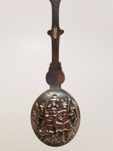 Demet Holland Windmill Miniature Silver Collectors Spoon DEMET - Picture 6 of 6