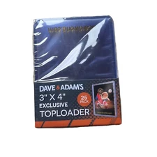Ultra PRO 3"x5" Rigid Plastic Toploader - Clear (Pack of 25ct) Dave & Adams