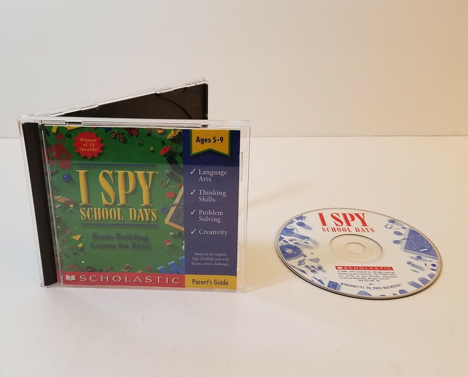 I Spy School Days Educational Games Ages 5-9 CD PC. Free Shipping  78073215935