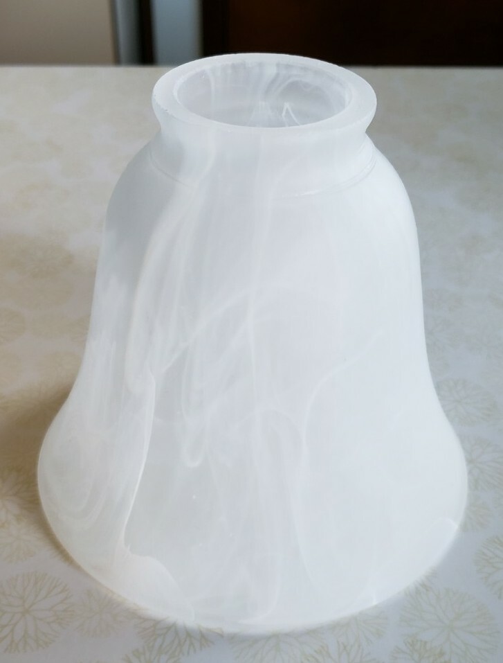 Faux Alabaster Glass Lamp Shades
