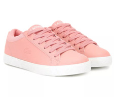 LACOSTE STRAIGHTSET TRAINERS SNEAKERS ROSE PINK UK SIZE 5 **RRP £85.00**