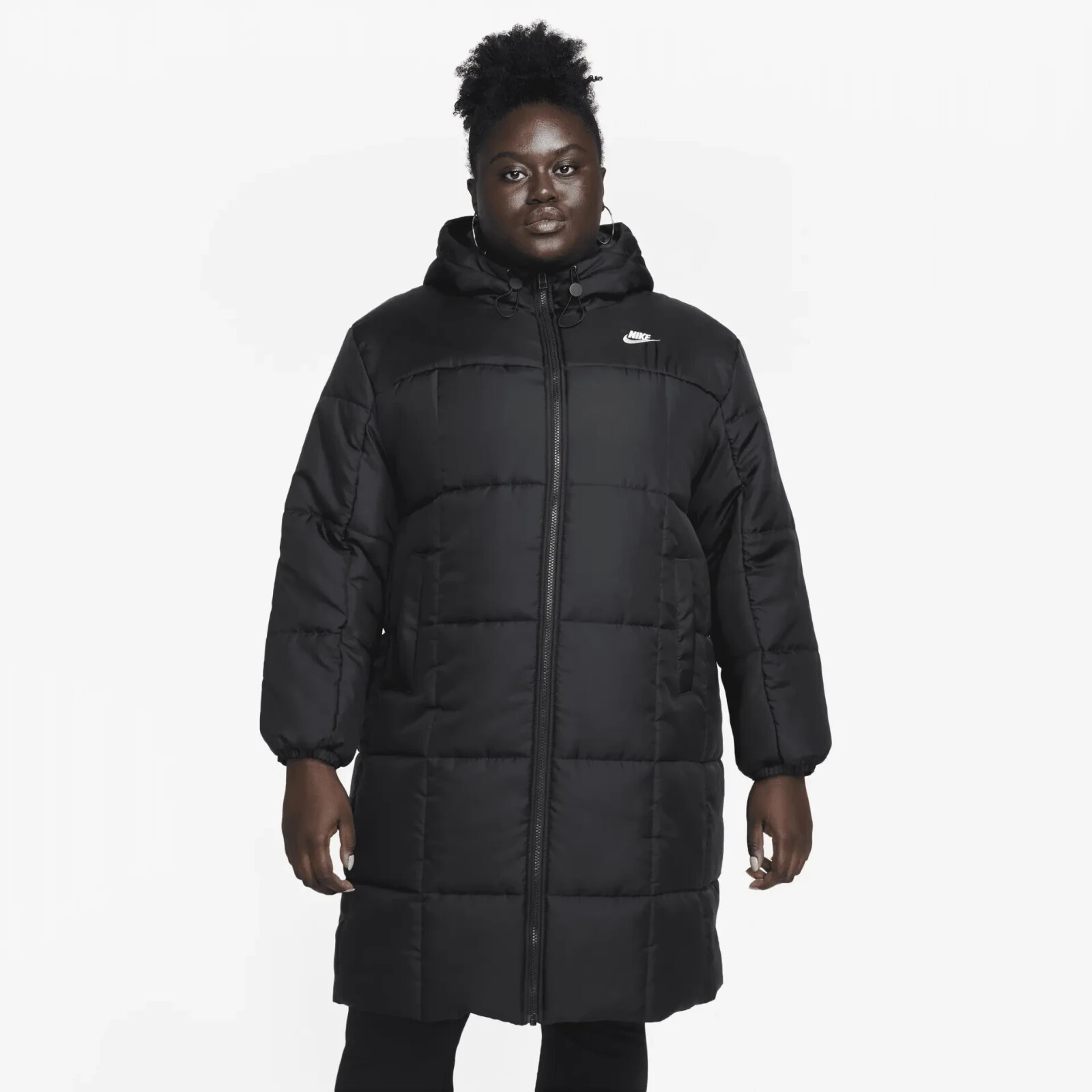 SACAI X NIKE Nike Classic Puffer giacca da donna FB7677 010 Therma Fit parka cappotto nuovo 1X 2X