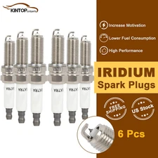 6x Iridium & Platinum Spark Plugs For Mercedes-Benz E350 3.5L 2006-2011