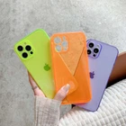Neon Fluorescent Color For iPhone 17 16 15 Pro Max 14 13 12 11 8 ShockProof Case