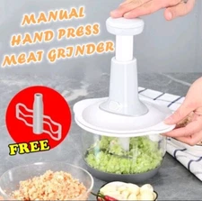    Pampered Chef Push Function Food Processor Multifunction Gourmet Cuisine Hand