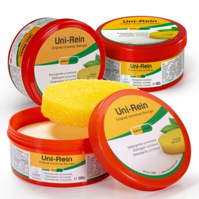 UNI-REIN Putzstein Original Universal Reiniger 3x300g-inkl. 3 Schwämme