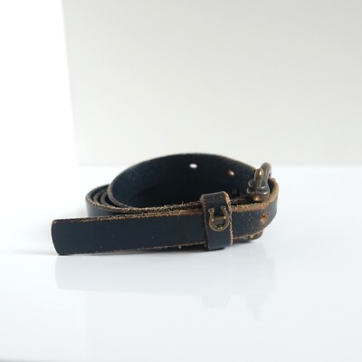 Vintage Etienne Aigner Smooth Leather Belt Black Size S s-l400.jpg main image 2