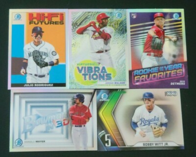 2022 Bowman Chrome INSERTS with Rookies You Pick - 2 Card Minimum