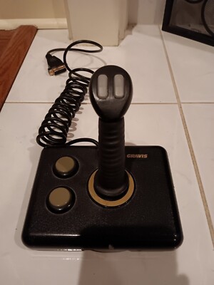 Vintage Gravis Analog Pro 15-Pin Joystick Controller PC Flight Stick