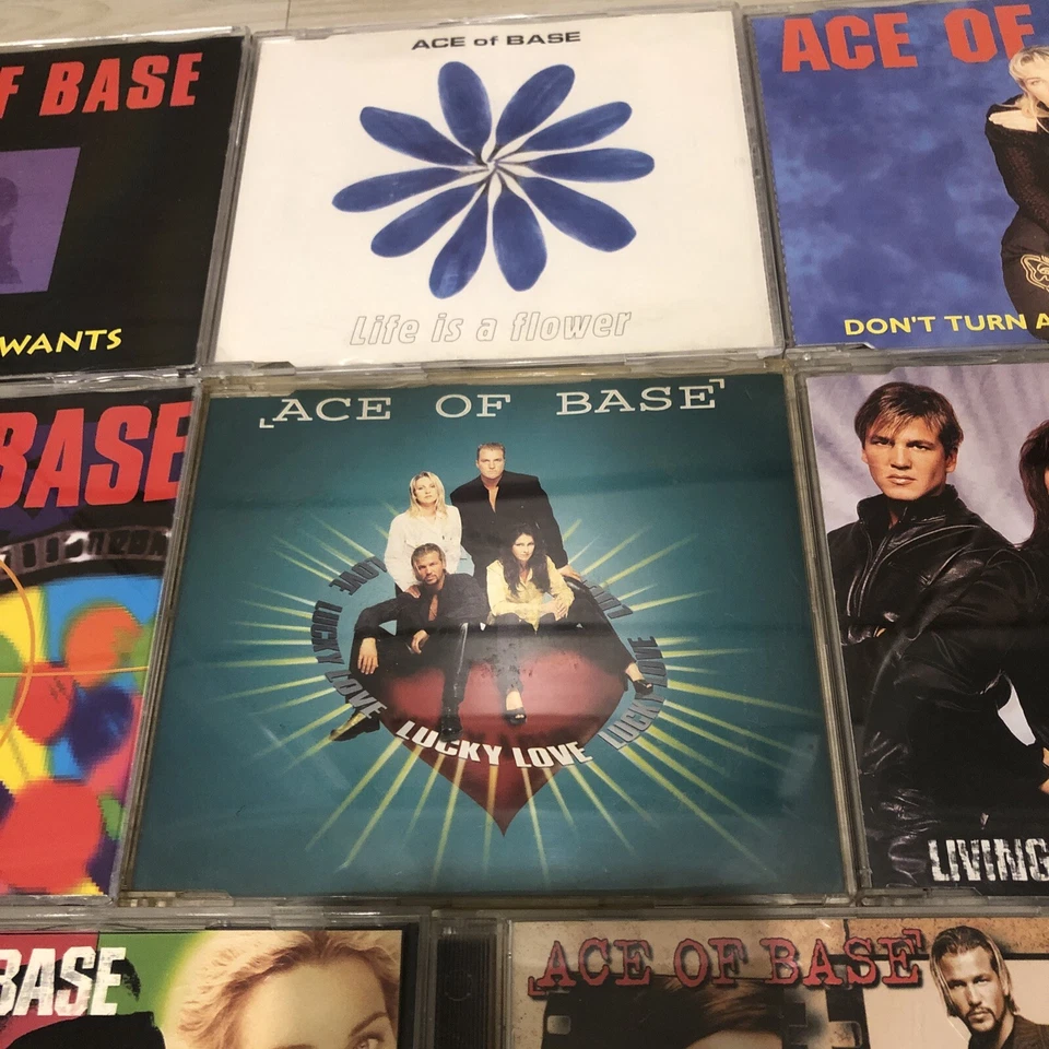 Huge Ace Of Base IMPORT CD LOT All That She Wants Life Is A Flower Lucky Love - Image 3 of 4