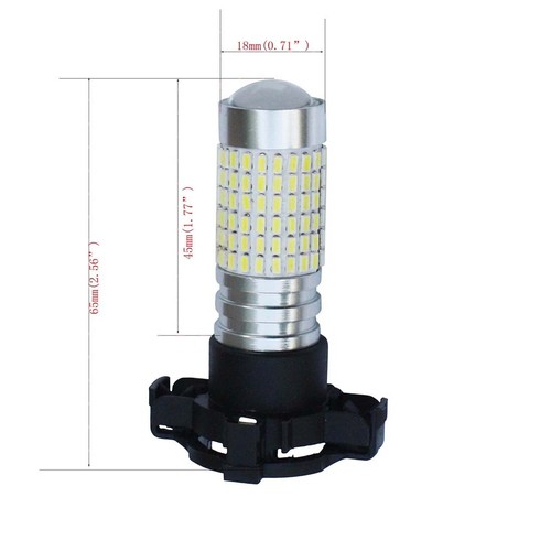 PY24W White 6000k LED truck car auto lamp Light Bulbs - Picture 4 of 14