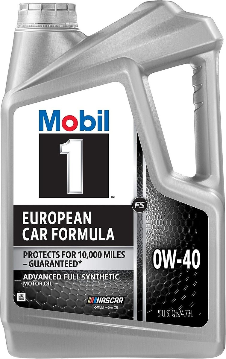 Mobil 1 European Car Formula 0W-40　6本 Mobil 1 European Car Formula Engine Oil 0W40 (5QT Bottle