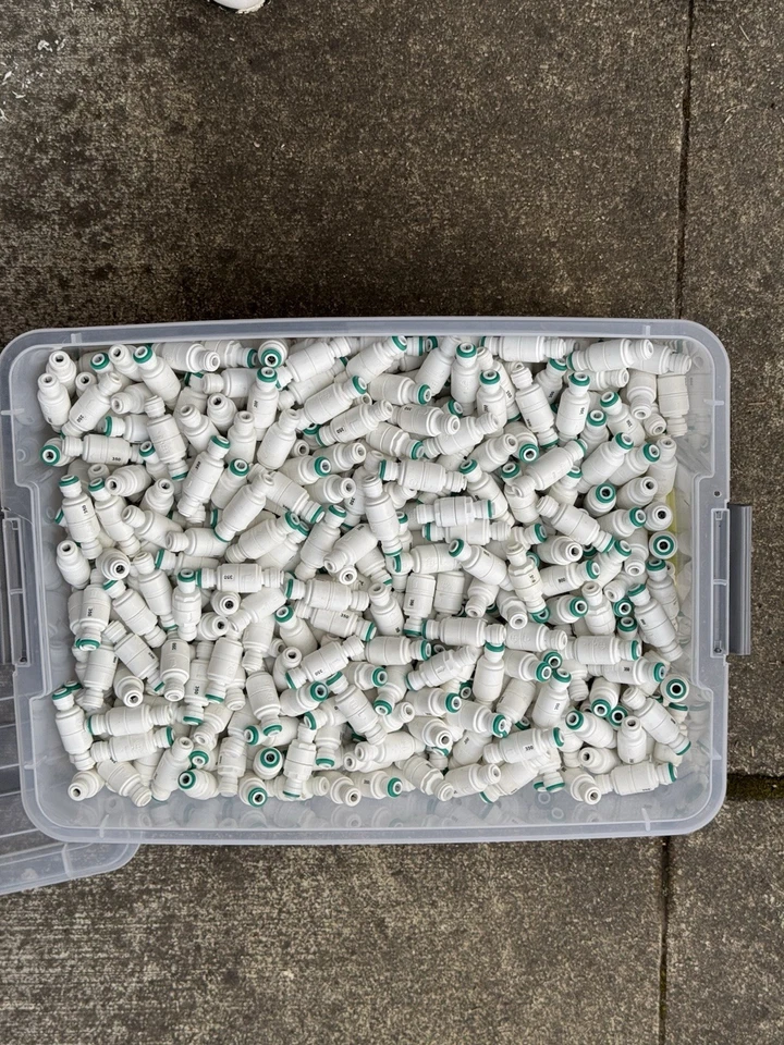 "Lote de 25 accesorios de válvula de retención de conexión rápida John Guest 350 3/8"" push fit" Foto 3 de 3