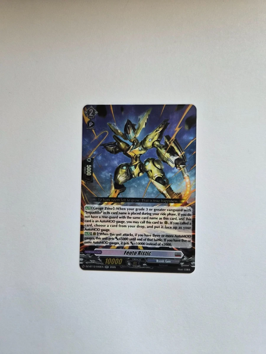Cardfight!!! Vanguard TCG Bushiroad Individual Collectible Card