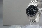 Vtg 1994 N MINT Seiko 7N43-0AM0 Day-Date Black Dial Quartz Mens Watch JAPAN