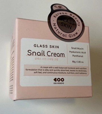 Korean Dearboo Glass Skin Snail Cream 2.82oz K Beauty Luminous Skin Exp.05/2028,
