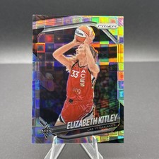 2025 Panini Prizm WNBA Elizabeth Kitley Silver Pandora SP Color Match Aces