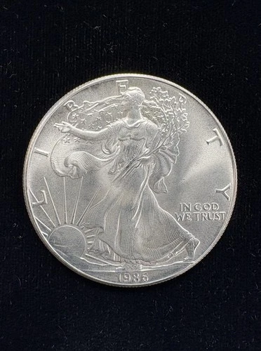 1986 - United States - American Silver Eagle $1 - 1 Ozt .999 Fine Silver  🇺🇸
