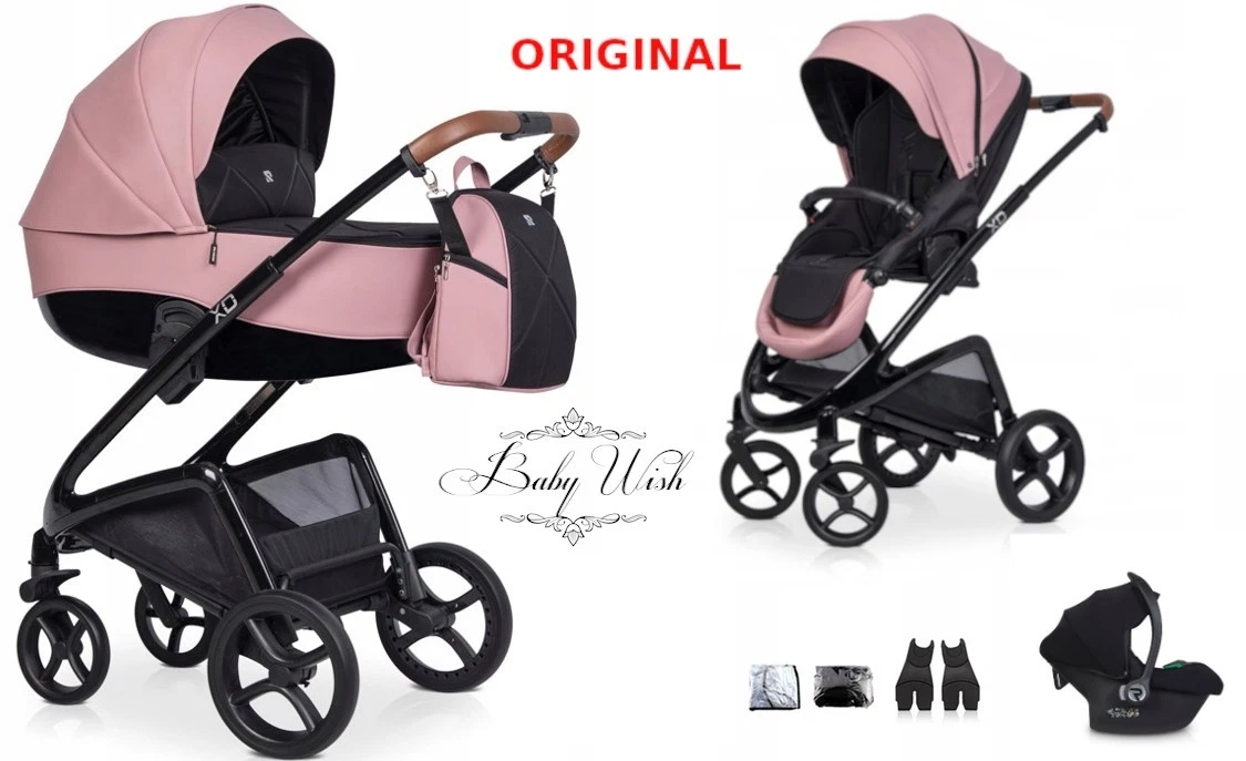 RIKO XD PRAM 3in1 CARRYCOT + PUSHCHAIR + CAR SEAT, FREE EXTRAS!!! UK RETURN