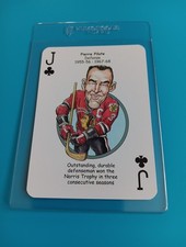 Pierre Pilote Card Chicago Blackhawks Hero Decks Playing Card Hockey Card NHL