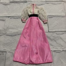 Vintage Pink and Lace Dress, Barbie Clothes Lot 12A