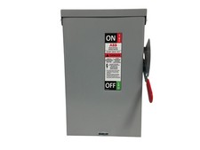 GE TG322R 60 Amp 240 V 3R 2 Pole Fusible Safety Disconnect Switch