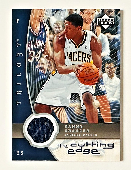 2005-06 Upper Deck Trilogy Danny Granger Jersey RC Cutting Edge Pacers Rookie!