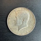 1964 Kennedy JFK Half Dollar 90% Silver Circulated Coin