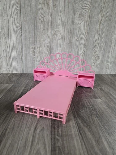 VTG Barbie Beverly Hills Bedroom Set Side Tables