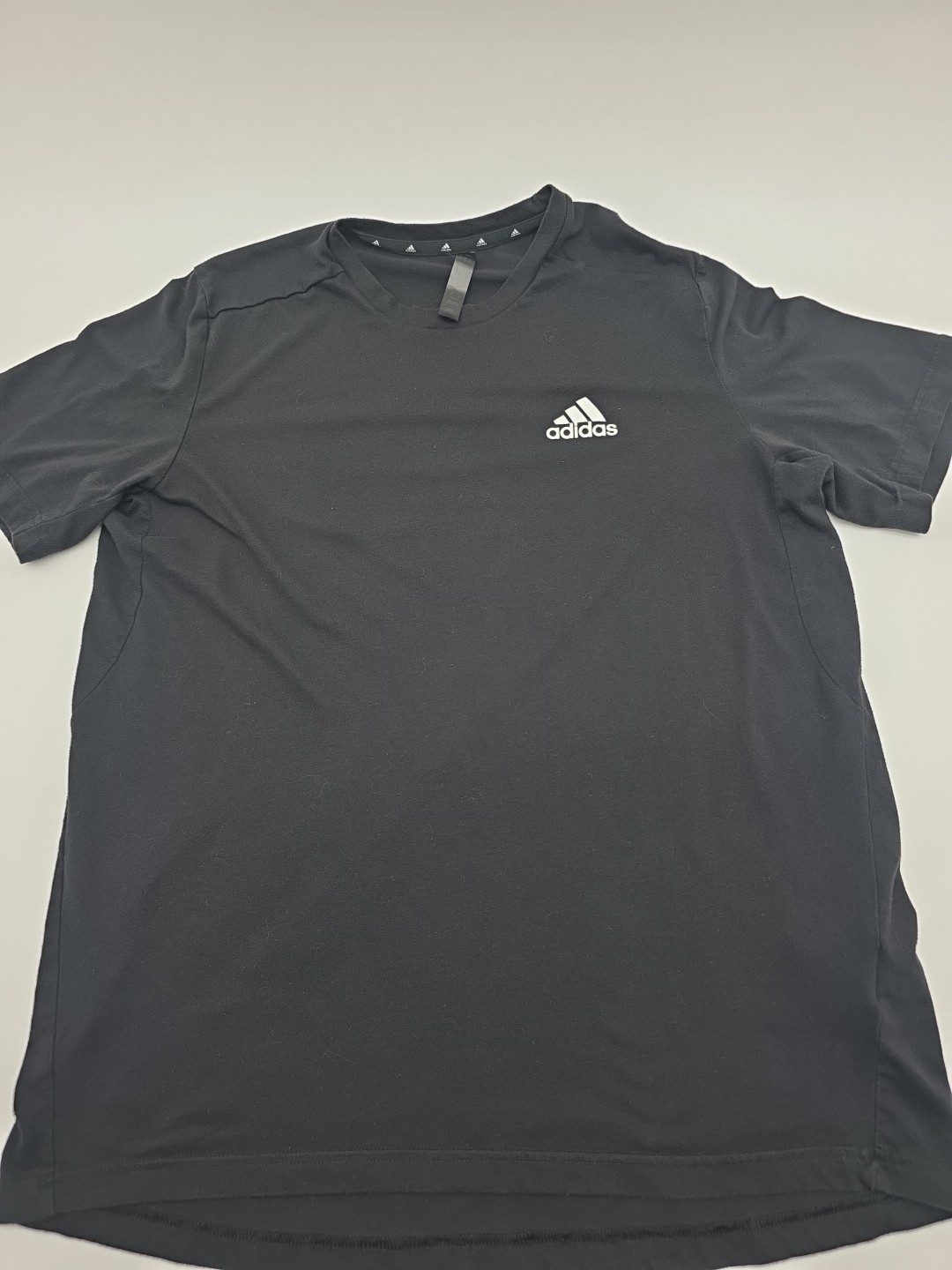 Adidas Tee large Sport Black Spell Out Men T-shirt..#44442