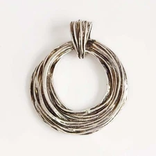 New 1pcs Zara Loop Pendant for Necklace Retro Women Party Jewelry Accessories