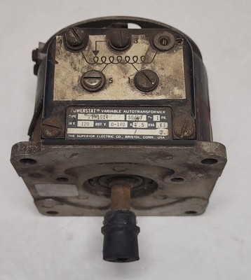 Powerstat Variable Autotransformer Type 21-1014 50/60 1ph 120v In 0-140v Out